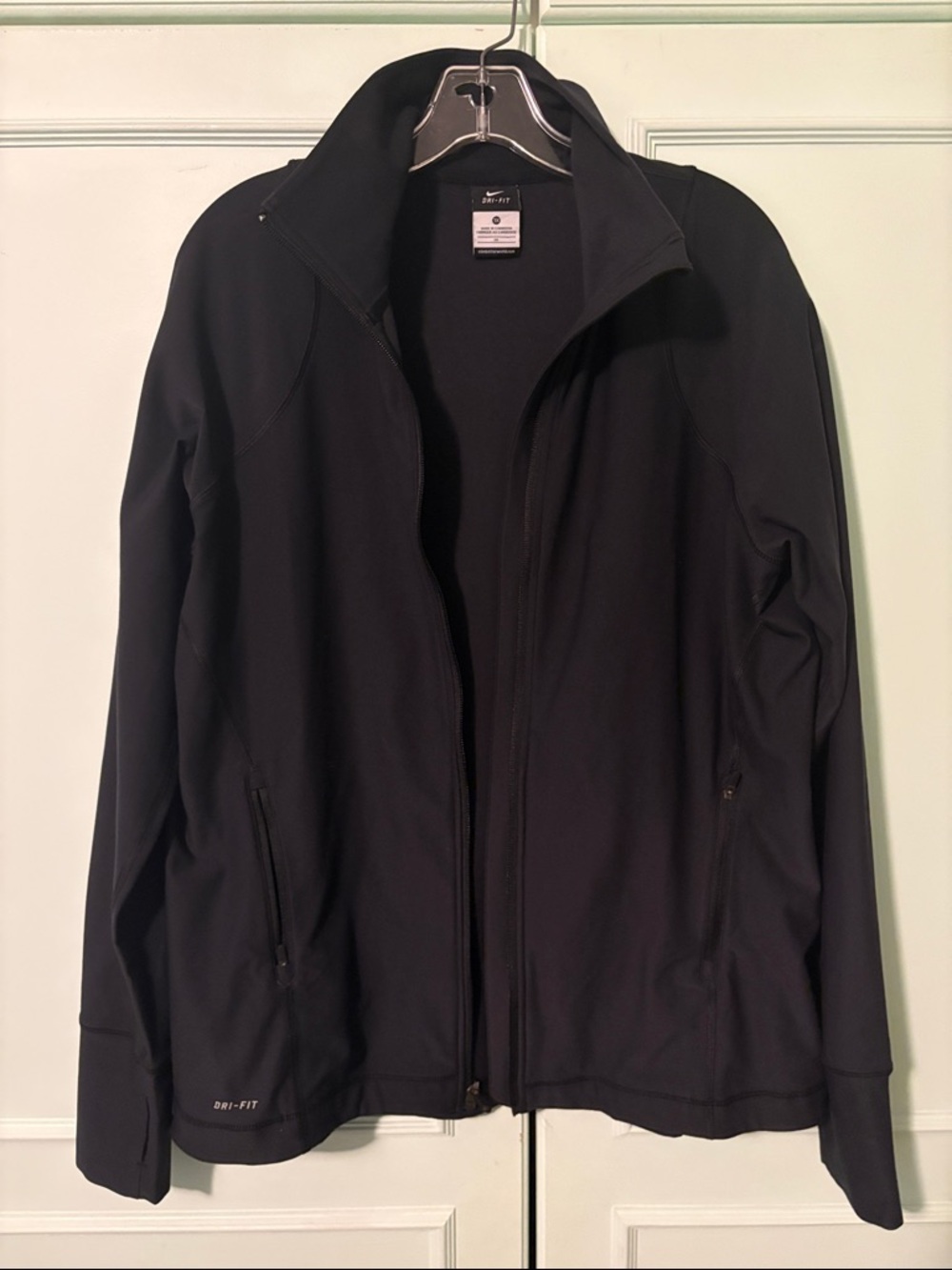 Nike Black Lightweight Dri-FIT Zip Jacket